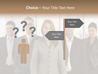Young Team Staff PowerPoint Template