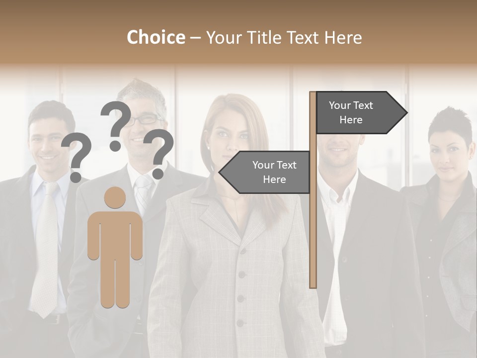 Young Team Staff PowerPoint Template