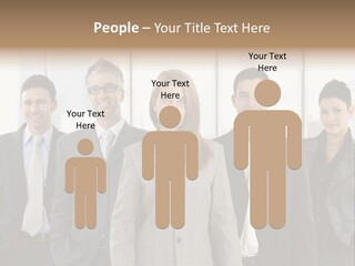 Young Team Staff PowerPoint Template