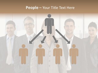 Young Team Staff PowerPoint Template