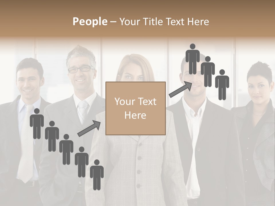 Young Team Staff PowerPoint Template