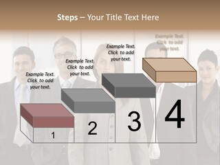 Young Team Staff PowerPoint Template