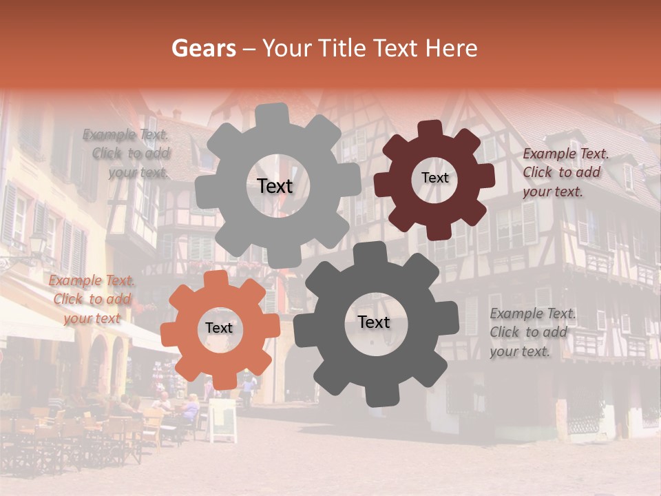 Old Cafe Tradition PowerPoint Template