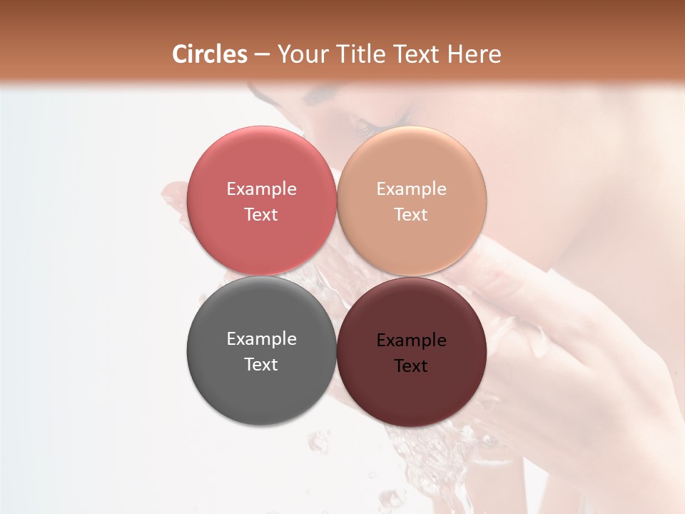 Skin Closed Closeup PowerPoint Template