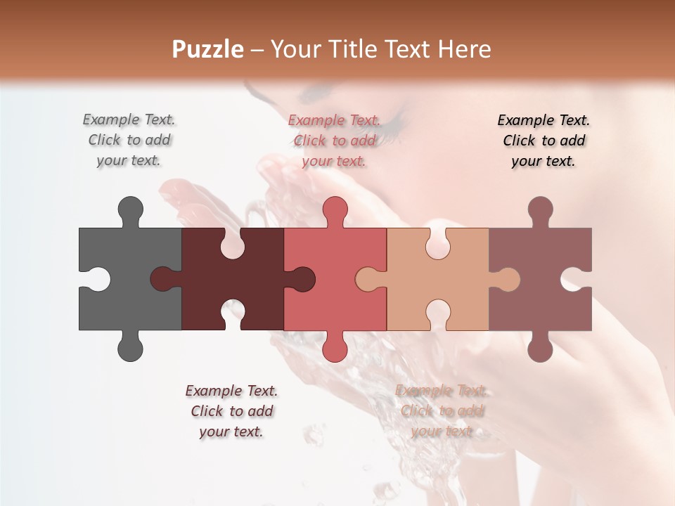 Skin Closed Closeup PowerPoint Template