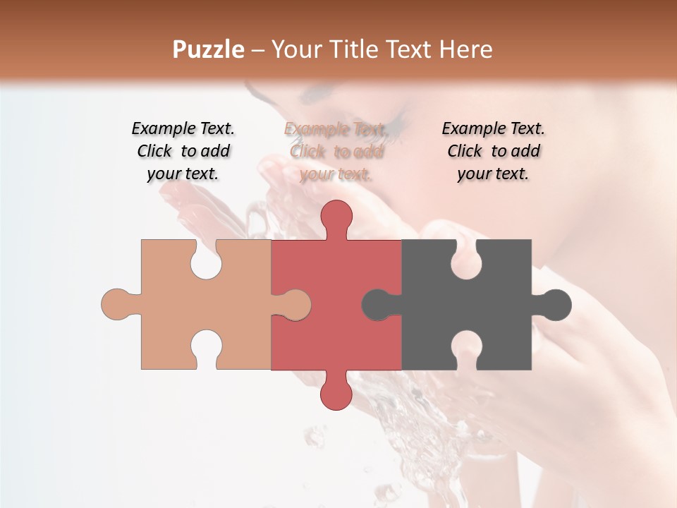 Skin Closed Closeup PowerPoint Template