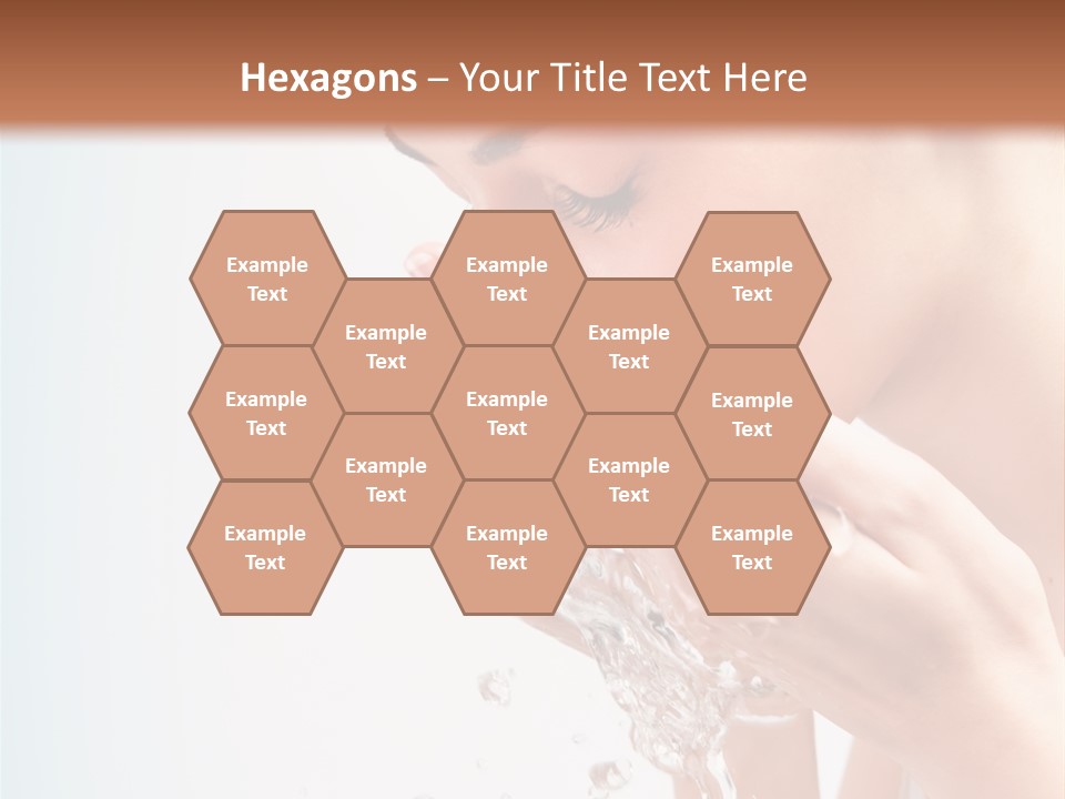 Skin Closed Closeup PowerPoint Template