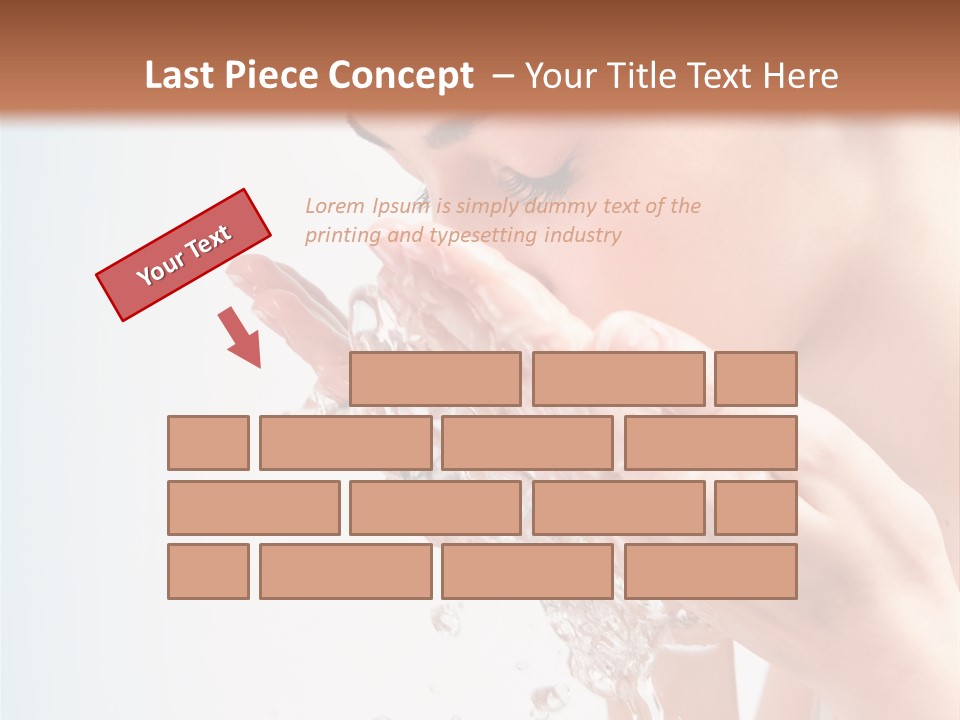 Skin Closed Closeup PowerPoint Template