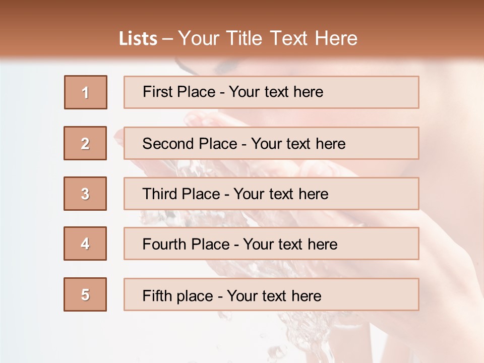 Skin Closed Closeup PowerPoint Template