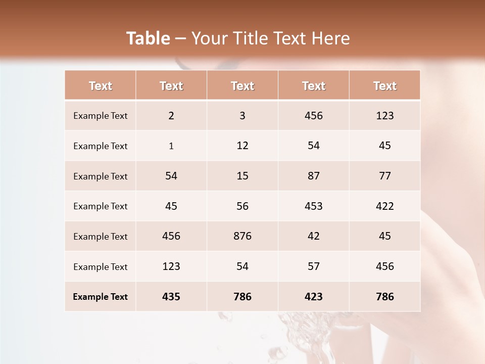 Skin Closed Closeup PowerPoint Template