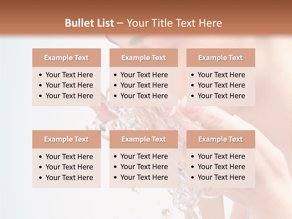 Skin Closed Closeup PowerPoint Template