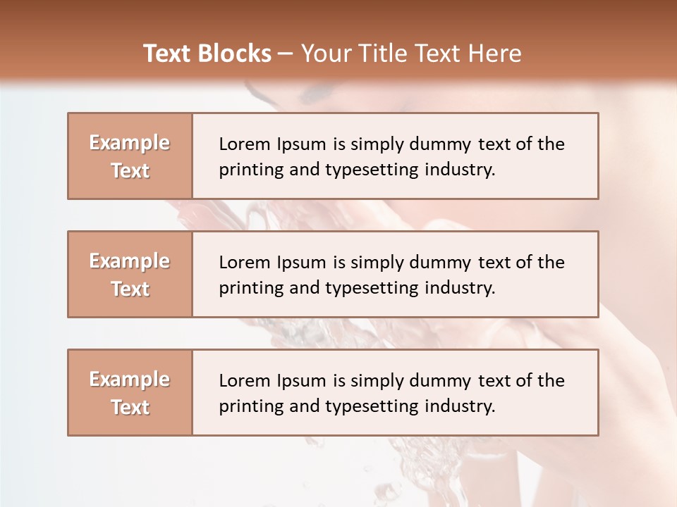 Skin Closed Closeup PowerPoint Template