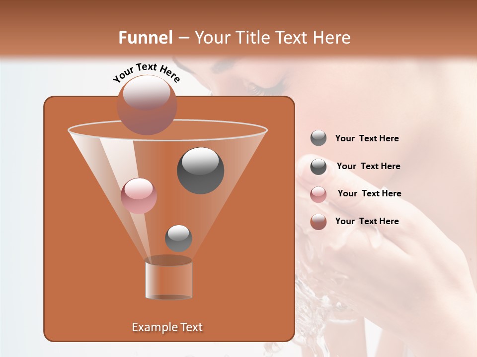 Skin Closed Closeup PowerPoint Template