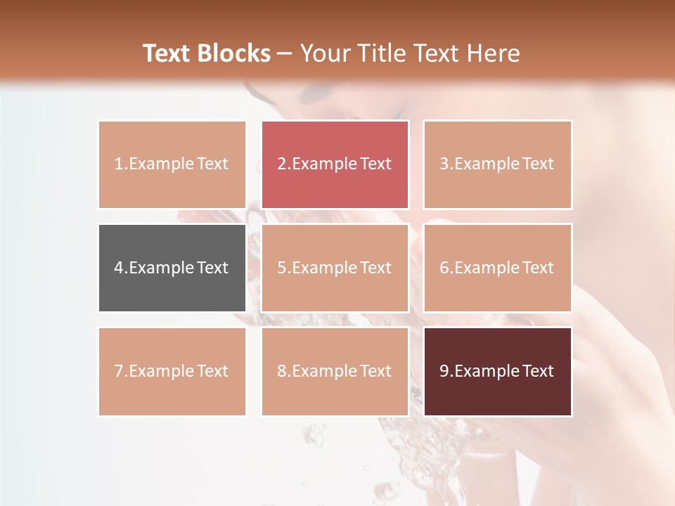 Skin Closed Closeup PowerPoint Template