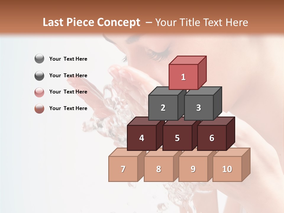 Skin Closed Closeup PowerPoint Template