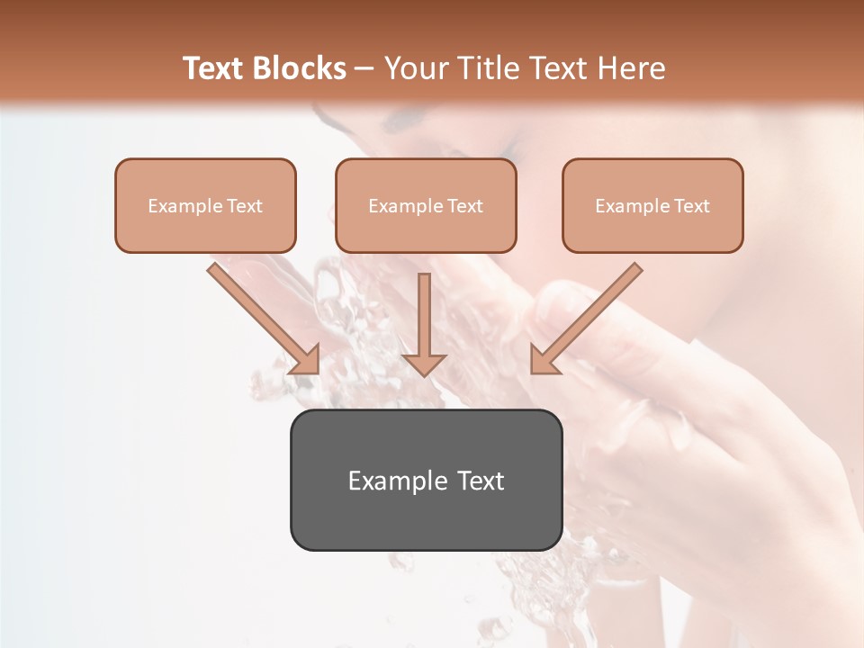 Skin Closed Closeup PowerPoint Template