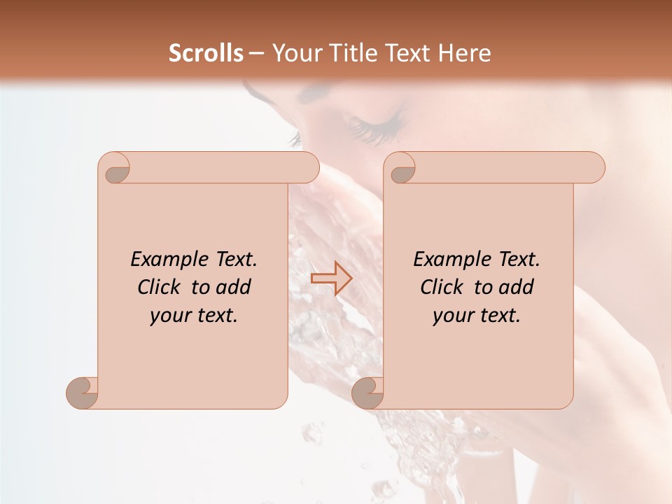 Skin Closed Closeup PowerPoint Template