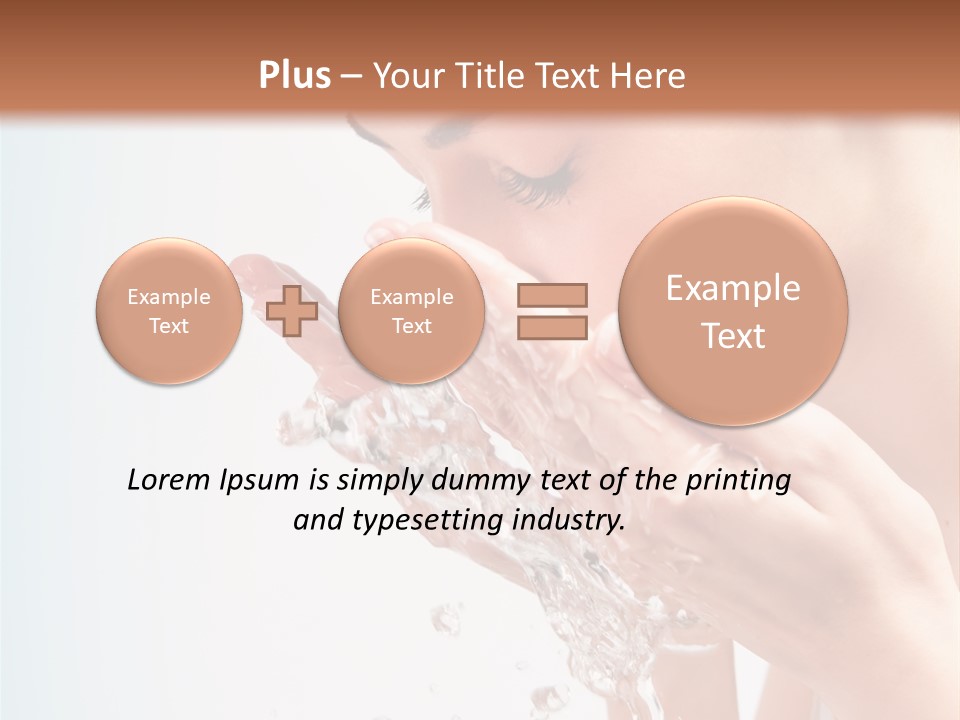 Skin Closed Closeup PowerPoint Template