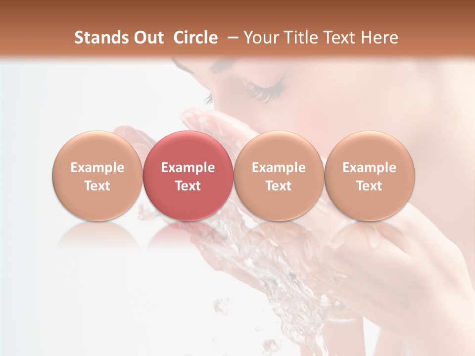 Skin Closed Closeup PowerPoint Template