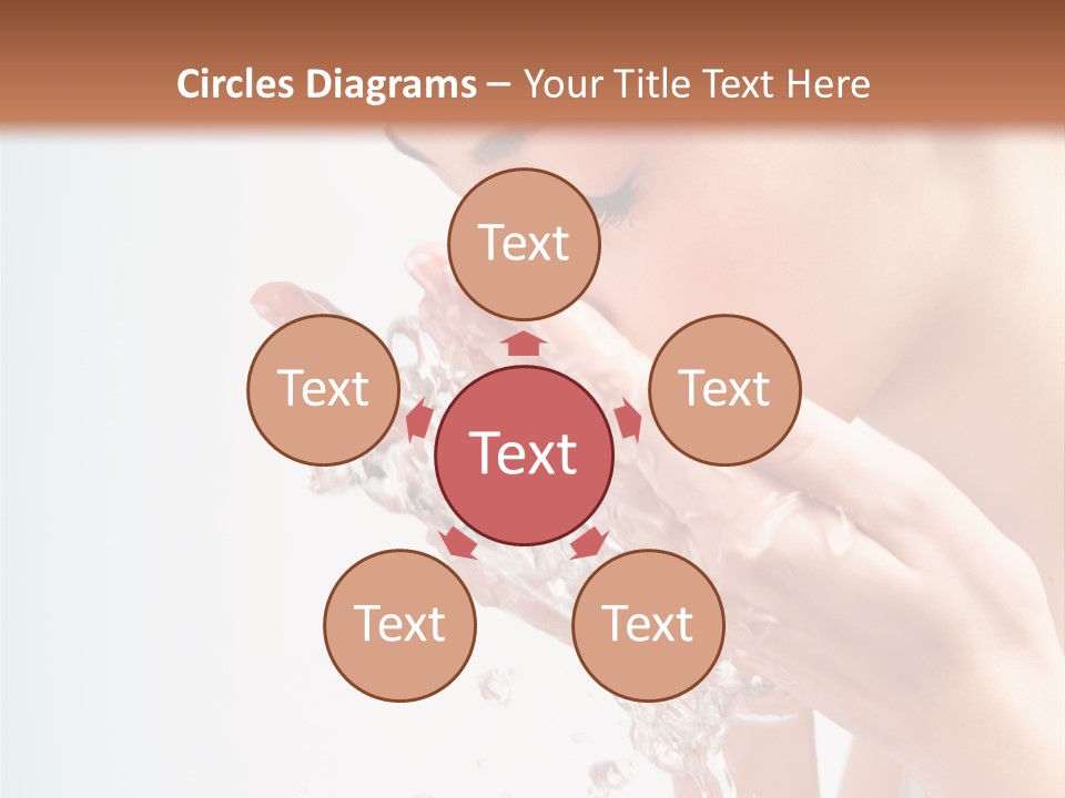 Skin Closed Closeup PowerPoint Template