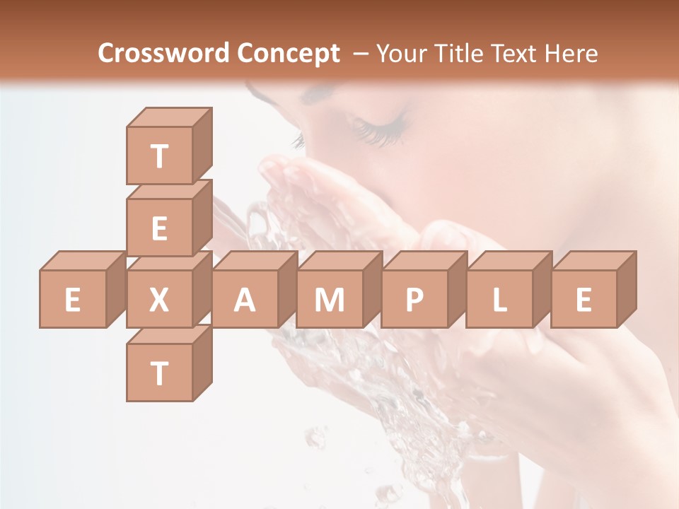 Skin Closed Closeup PowerPoint Template