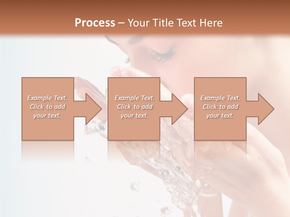 Skin Closed Closeup PowerPoint Template