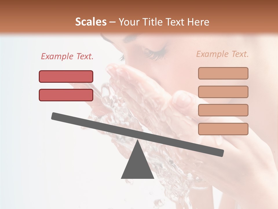 Skin Closed Closeup PowerPoint Template