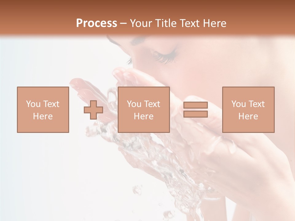 Skin Closed Closeup PowerPoint Template