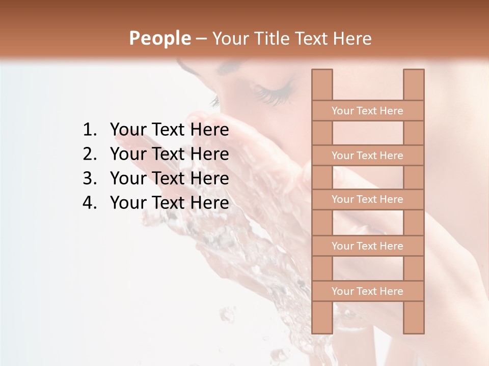 Skin Closed Closeup PowerPoint Template