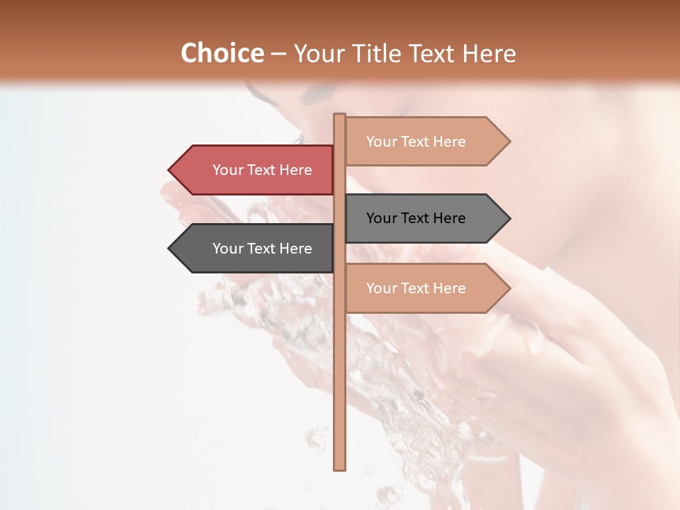 Skin Closed Closeup PowerPoint Template