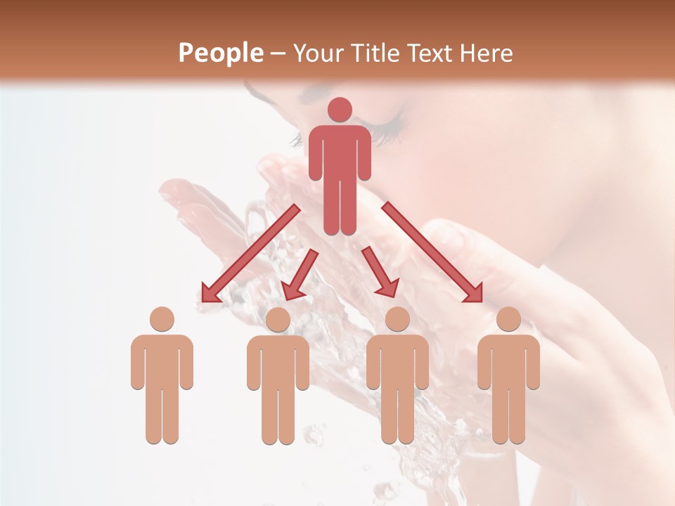Skin Closed Closeup PowerPoint Template