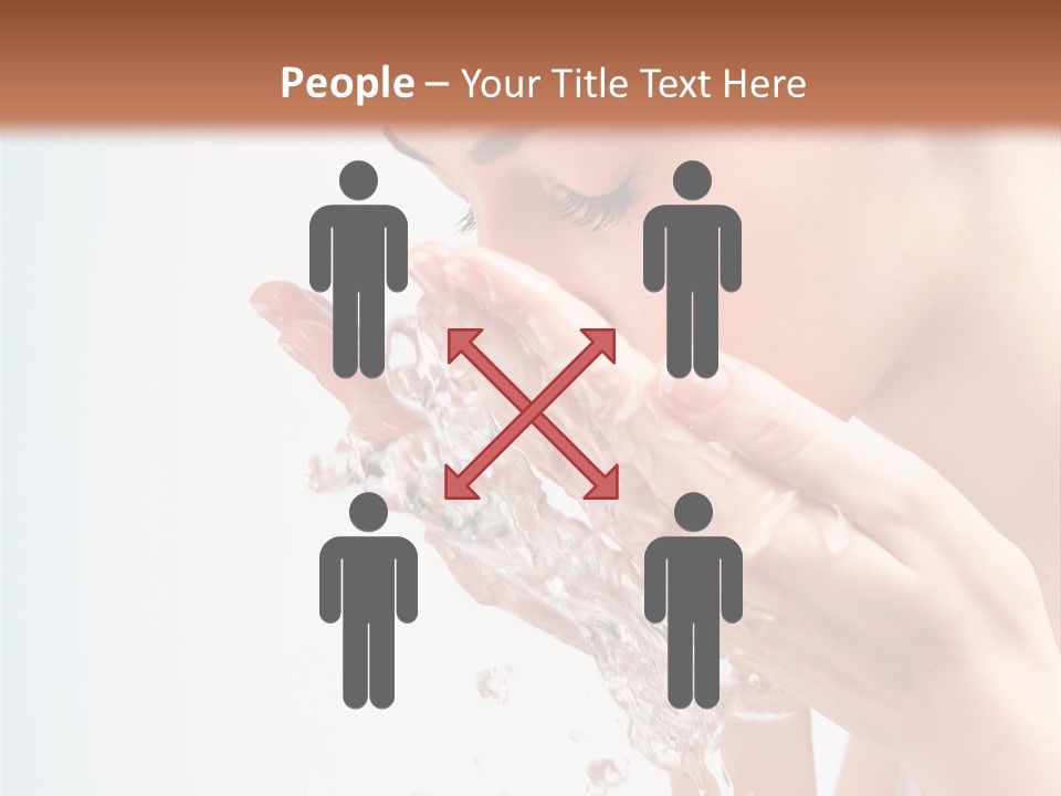 Skin Closed Closeup PowerPoint Template