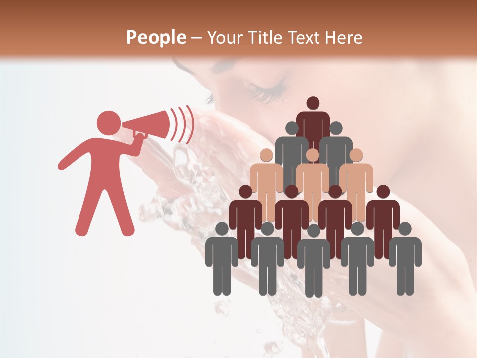 Skin Closed Closeup PowerPoint Template