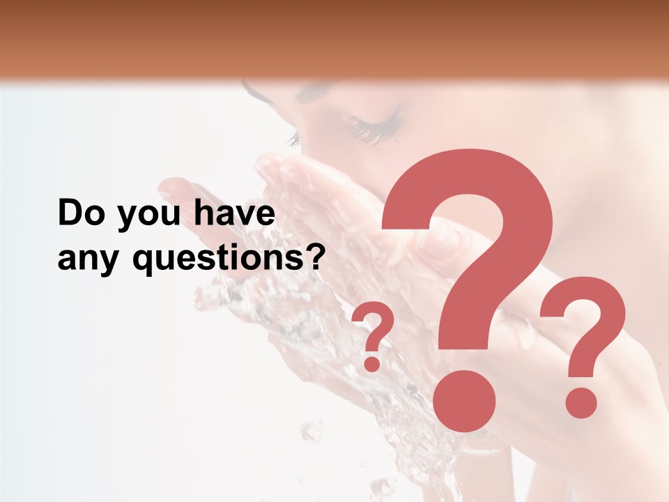 Skin Closed Closeup PowerPoint Template