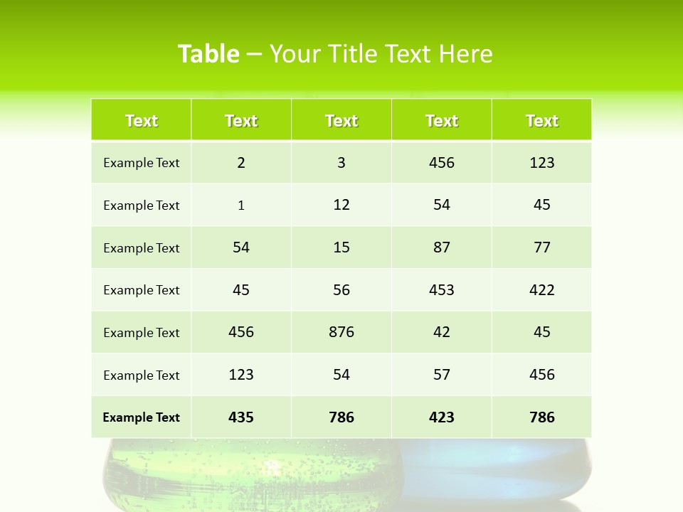 Tube Chemist Scientific PowerPoint Template