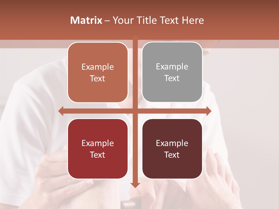 Fresh Luxury Lying PowerPoint Template