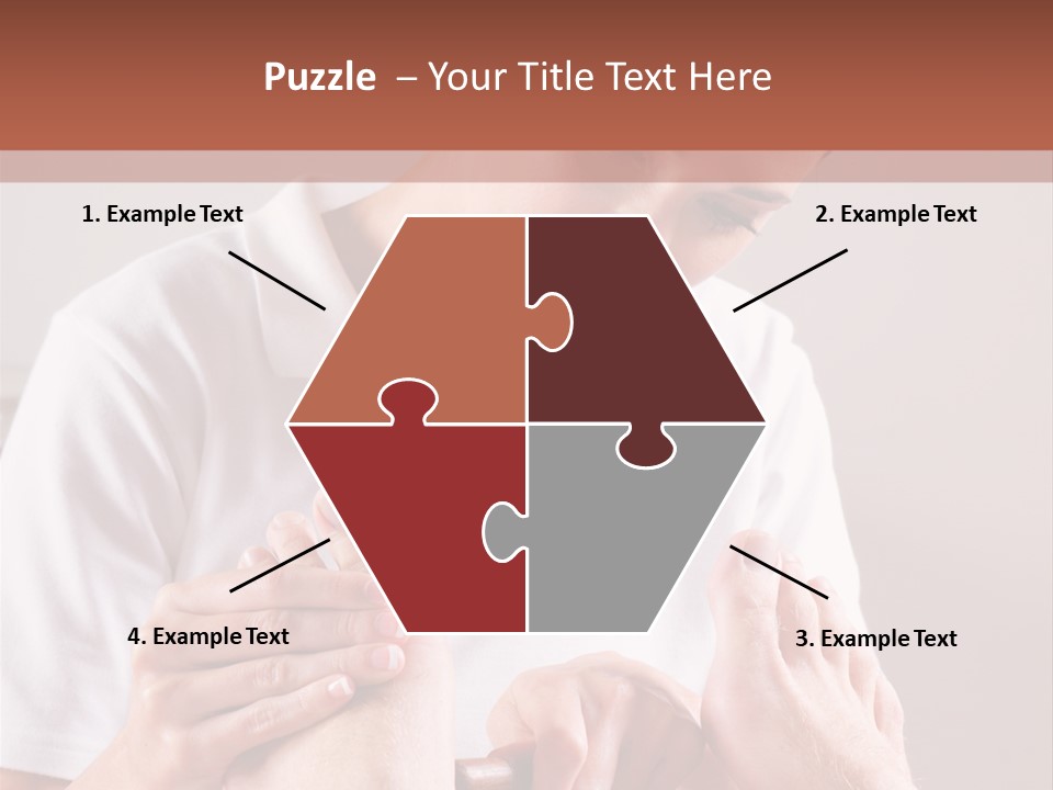 Fresh Luxury Lying PowerPoint Template