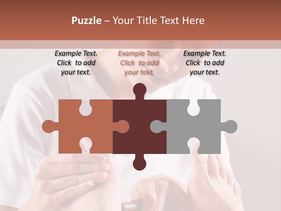 Fresh Luxury Lying PowerPoint Template