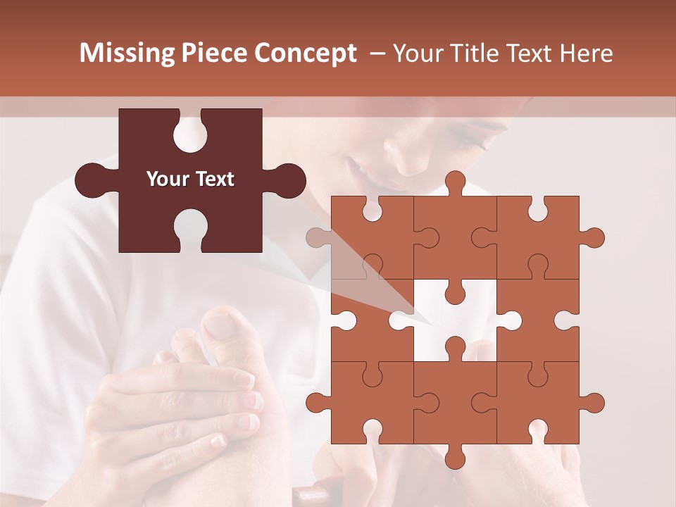 Fresh Luxury Lying PowerPoint Template