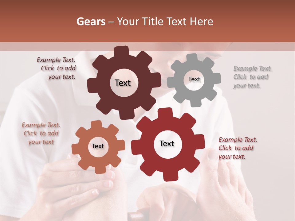 Fresh Luxury Lying PowerPoint Template