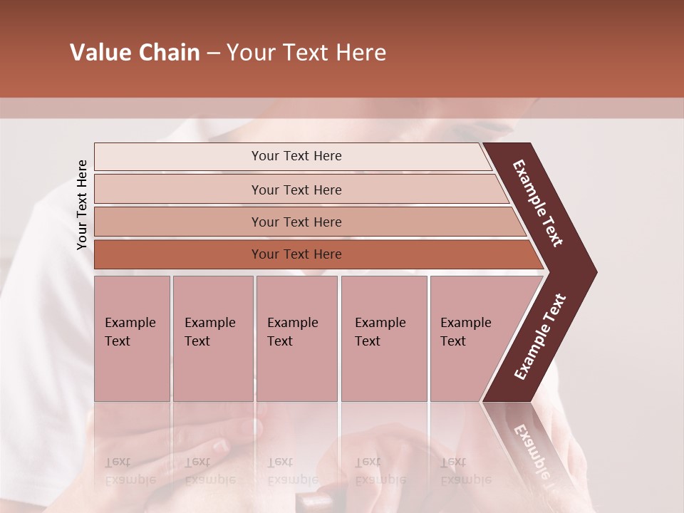 Fresh Luxury Lying PowerPoint Template