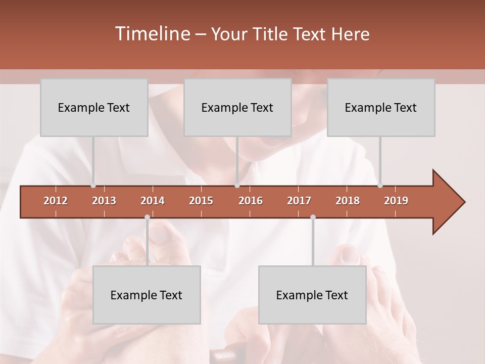 Fresh Luxury Lying PowerPoint Template