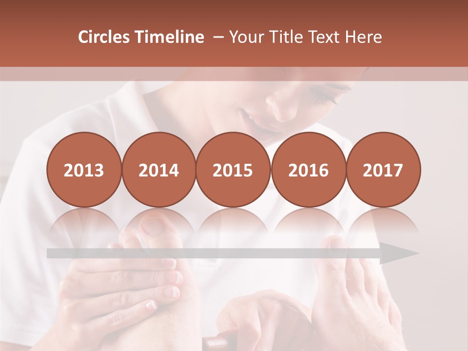 Fresh Luxury Lying PowerPoint Template