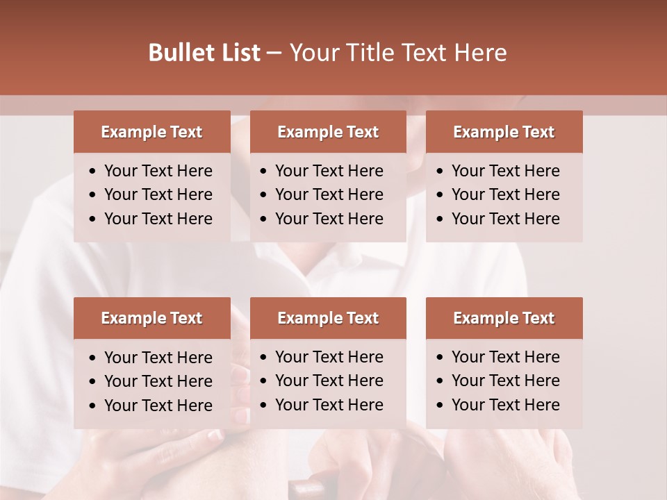 Fresh Luxury Lying PowerPoint Template