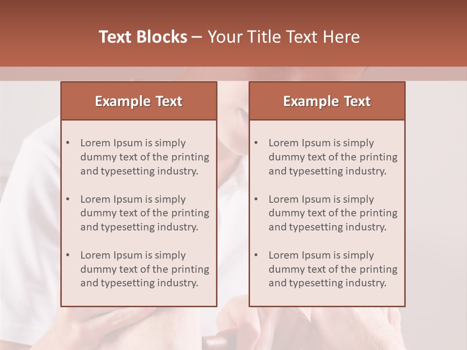 Fresh Luxury Lying PowerPoint Template