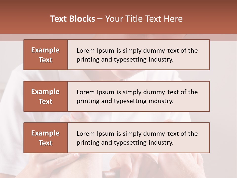 Fresh Luxury Lying PowerPoint Template