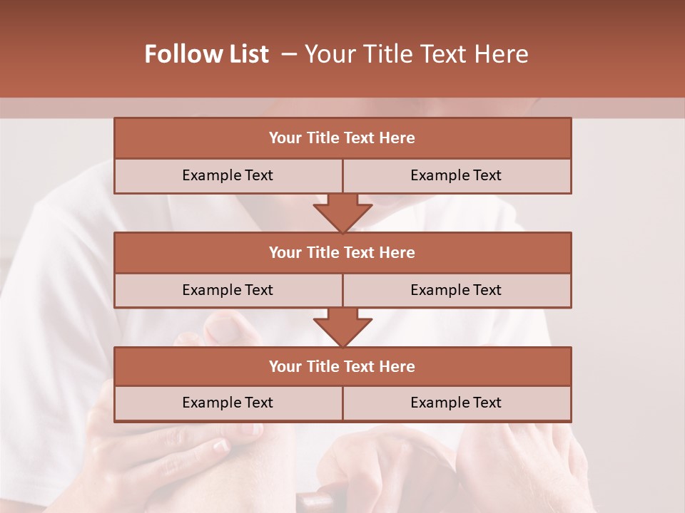 Fresh Luxury Lying PowerPoint Template