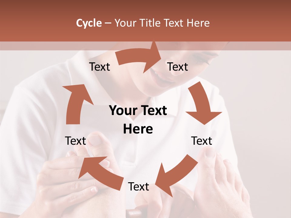 Fresh Luxury Lying PowerPoint Template