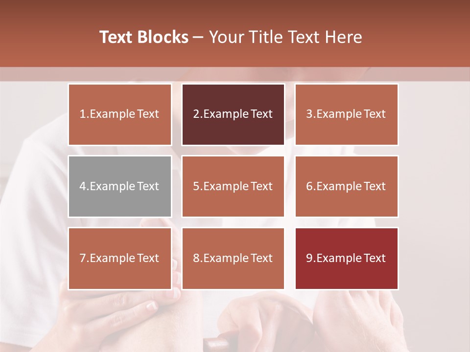 Fresh Luxury Lying PowerPoint Template