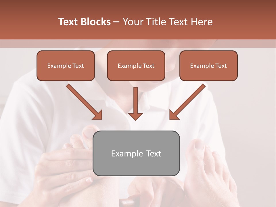 Fresh Luxury Lying PowerPoint Template